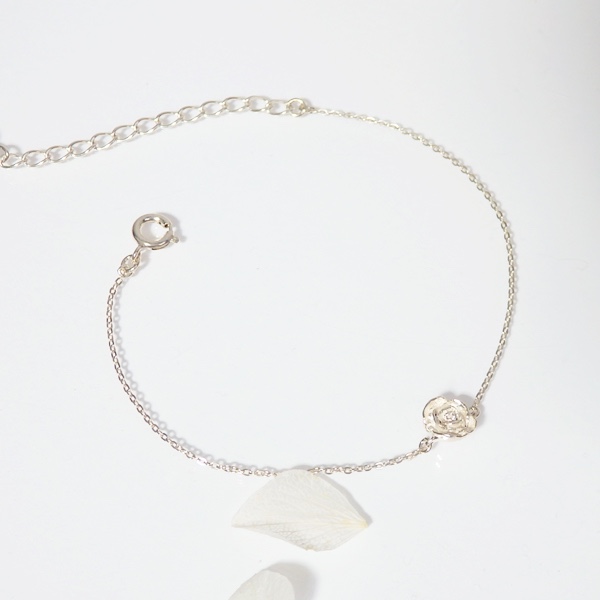 ローズブレスレット(silver)
