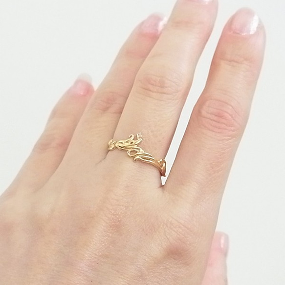 Victorian Ring(gold) ※Diamond 4枚目の画像