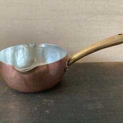 銅製の雪平鍋　※受注品 1枚目の画像