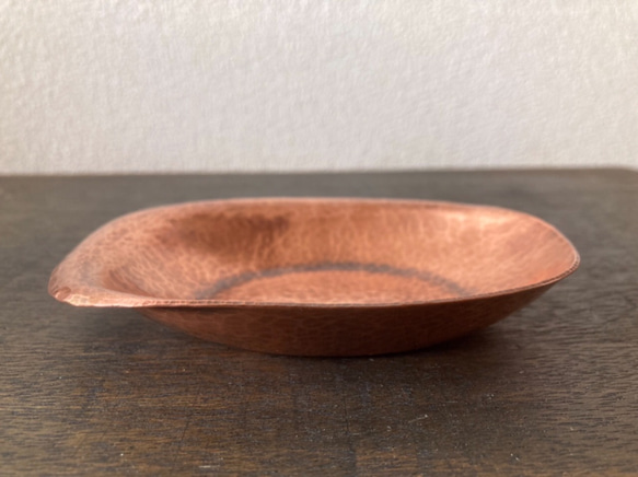 銅の角皿(めくり) 5枚目の画像