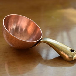 銅のコーヒーメジャースプーン（持ち手：立体タイプ）　※受注品 2枚目の画像