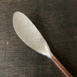 銅のバターナイフ（持ち手：立体タイプ） 2枚目の画像