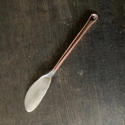 銅のバターナイフ（持ち手：立体タイプ） 3枚目の画像