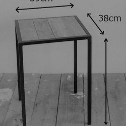 コーヒーテーブル・サイドテーブル【アイアンサイドテーブル/Iron Side table】 6枚目の画像