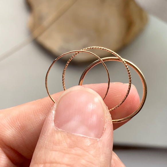 Shiny ring/14kgf 華奢な指輪 6枚目の画像