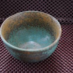トルコ青釉　茶碗 2枚目の画像
