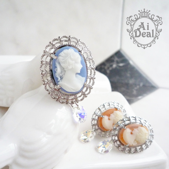 ＊Antique style cameo ring＊送料無料 1枚目の画像