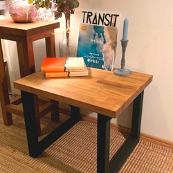 コーヒーテーブル・タイプⅠ【角脚・厚板】 ローテーブル・リビング