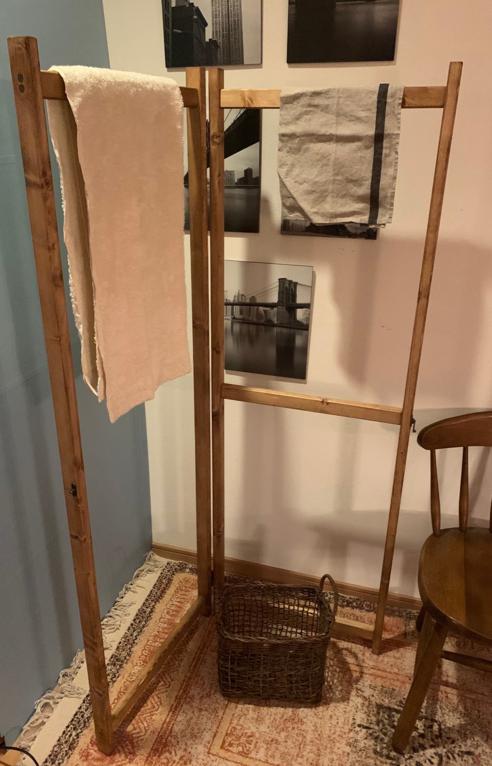 ★ハンガーラック／高さ１5０ｃｍ【開閉式】