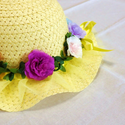 夏用ｷｯｽﾞお帽子 yellow*voyage 2枚目の画像