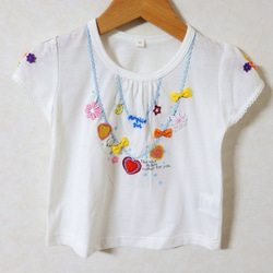 [kids 90 ] カラフル♡デコTee 1枚目の画像