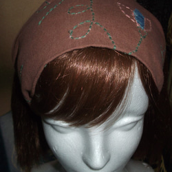 桜色刺繍のヘアバンド(送料無料） 7枚目の画像