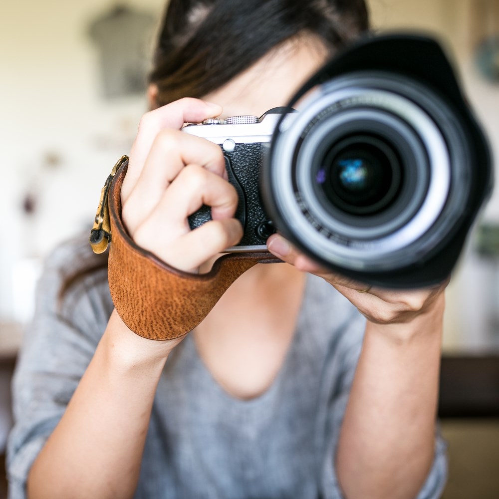 カメラハンドストラップ/ミラーレスカメラ仕様 - ヴィンテージタン