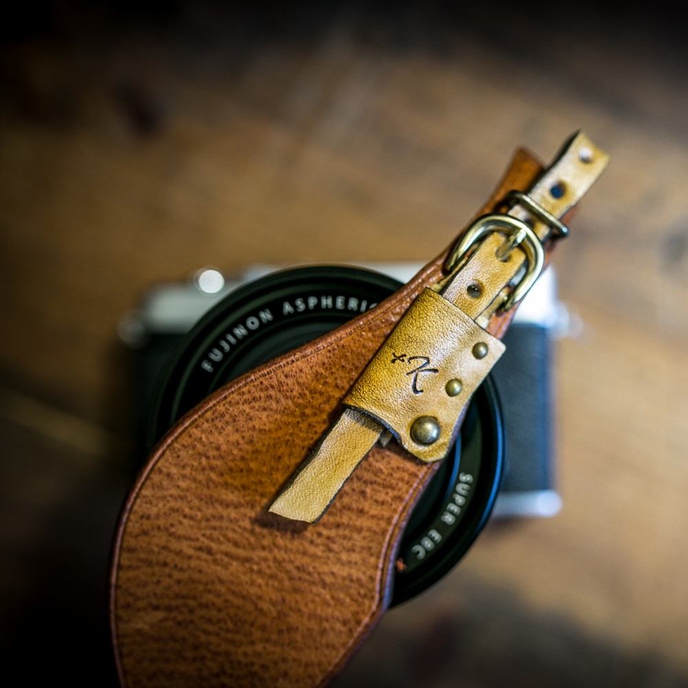 カメラハンドストラップ/ミラーレスカメラ仕様 - ヴィンテージタン