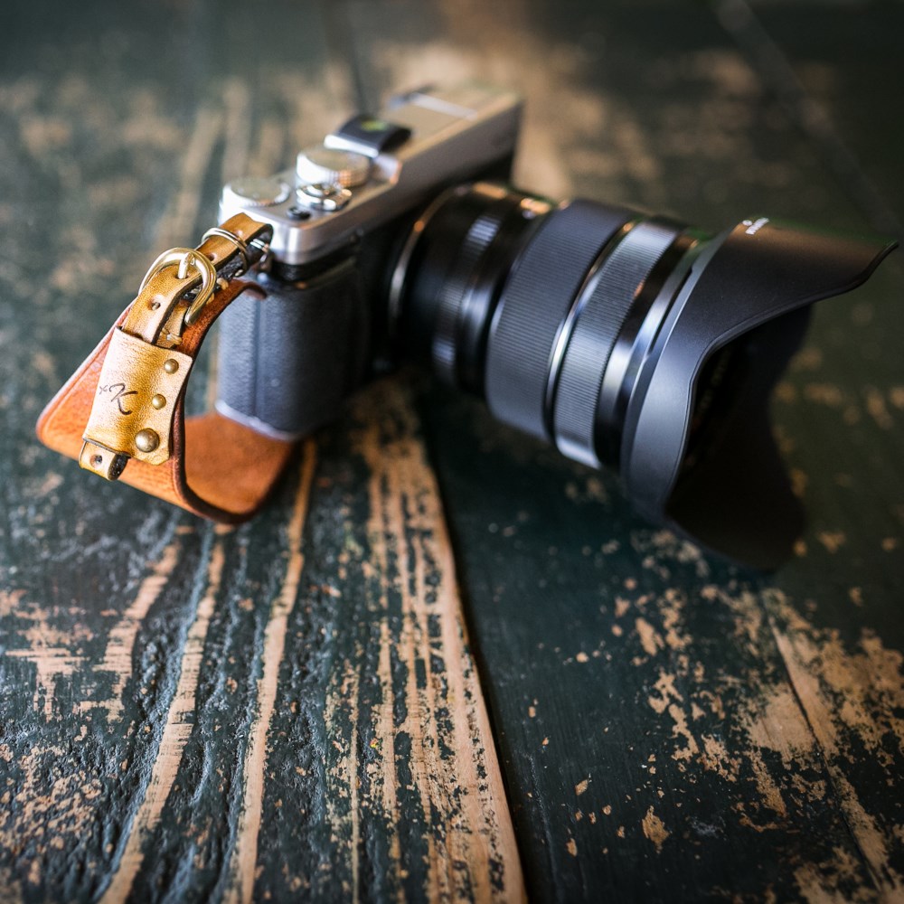 カメラハンドストラップ/ミラーレスカメラ仕様 - ヴィンテージタン