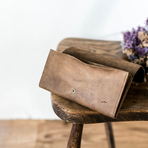 切落し本革長財布 / ヴィンテージ・モカ 長財布 +K 通販 2090817