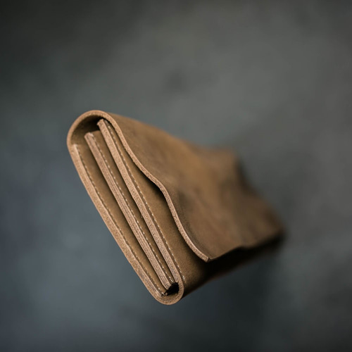 切落し本革長財布 / ヴィンテージ・モカ 長財布 +K 通販 2090817