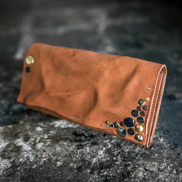 ヴィンテージ・スタッズ / 本革長財布 長財布 +K 通販 7417913｜Creema