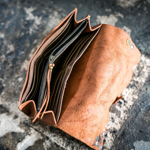 ヴィンテージ・スタッズ / 本革長財布 長財布 +K 通販 7417913｜Creema