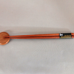 ヤマザクラ の 木製 箸置き ５ヶセット 4枚目の画像
