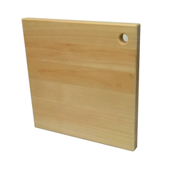 正方形 木製まな板 いちょう材 無垢加工 使いやすいスクエアタイプ（正方形Mサイズ）※削り直しサービスあり※ 1枚目の画像