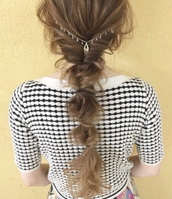 ❤︎×150✴︎raindrops with star✴︎ヘアアクセサリー✴︎送料無料 1枚目の画像