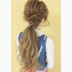 ❤︎×150✴︎raindrops with star✴︎ヘアアクセサリー✴︎送料無料 4枚目の画像