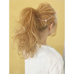 ✴︎four-leaf clover ピンクゴールドのヘアアクセサリー ✴︎送料無料✴︎ 1枚目の画像