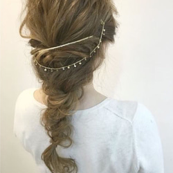 ❤︎×150 人気！✴︎小さなブロンズクラシック ヘアアクセサリー✴︎送料無料✴︎ 4枚目の画像