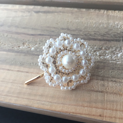 pearl flower ポニーフック 1枚目の画像