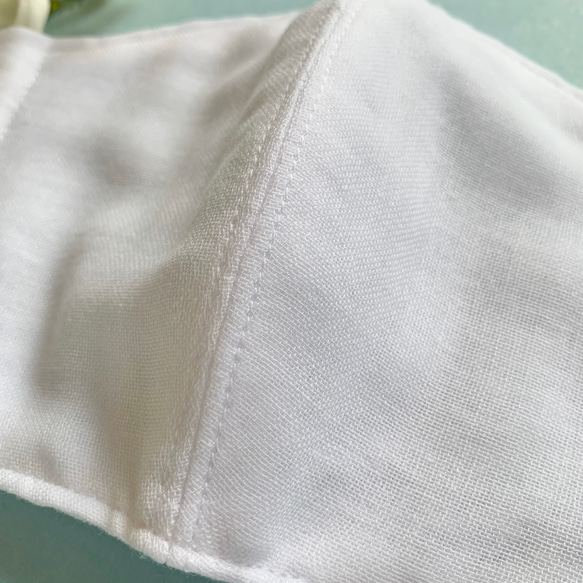 成人日本製造的100％棉紗布面膜（6層） 第3張的照片