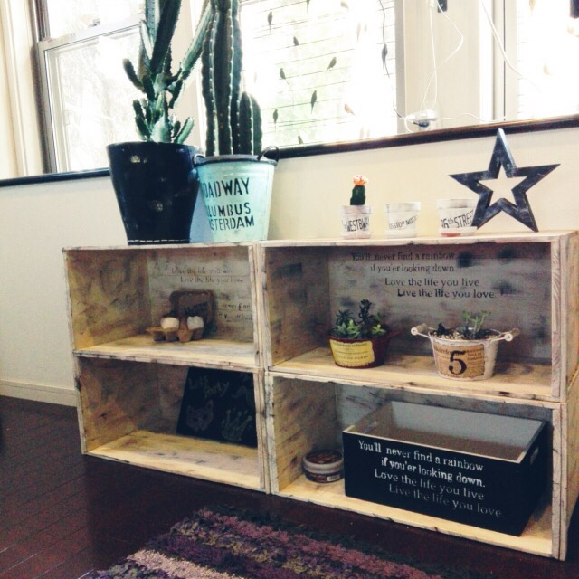 serena りんご箱 6箱 把手無し serena様専用 りんご箱 6箱 把手無し