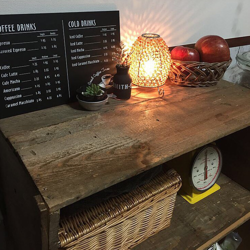 塗料加工済み！りんご箱 木箱 DIY 棚 収納 ウッドボックス 男前