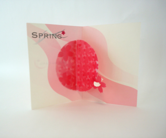 桜の ポップアップカード 1枚目の画像