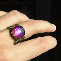 再再再再再販　夜の魔術部　マジェスティックカラー　虹を閉じ込めたリング　指輪 8枚目の画像