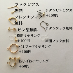 再販×293  単品2日以内発送可能　 リアルな大きさ   風の谷　姫さま　ピアス　希少ガラス　 5枚目の画像