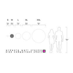 Radium 鐳 ii 紫色- 29公分紫色有機掛鐘 第5張的照片