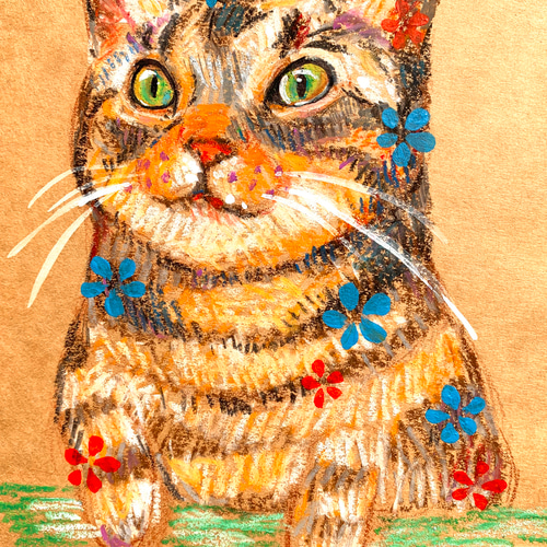 気まぐれ猫のイラスト原画 イラスト hico 通販 8757781｜Creema