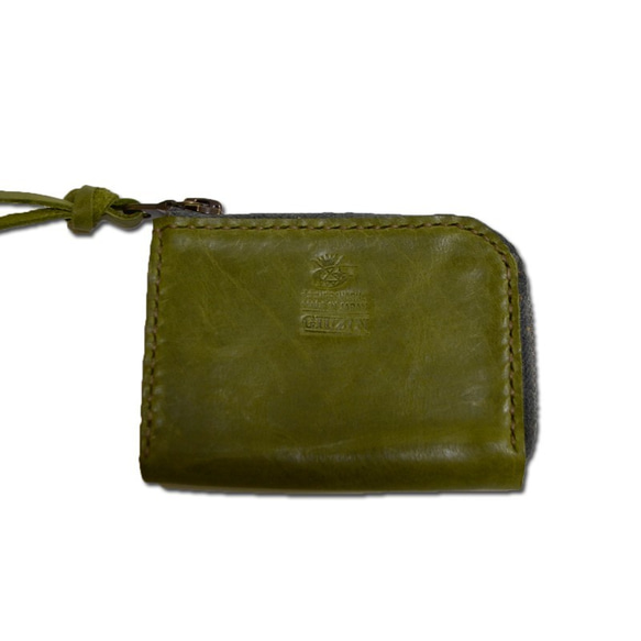 モストロレザー｜Ｌ型名刺入れ｜化ける革｜エイジング｜オイルレザー｜手縫い｜ 4枚目の画像