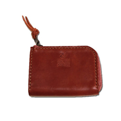 モストロレザー｜Ｌ型名刺入れ｜化ける革｜エイジング｜オイルレザー｜手縫い｜ 5枚目の画像