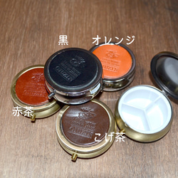 革使いで高級感｜ピルケース｜本革｜薬ケース｜レザー｜皮｜４色｜ブラウンブラックオレンジ｜ 5枚目の画像