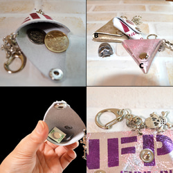 送料無料　ガールズ・バンド　本革ギターピックケース　ステンシル無し　 3枚目の画像