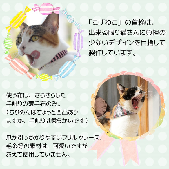 【初めに】こげねこの首輪やバンダナについて 2枚目の画像