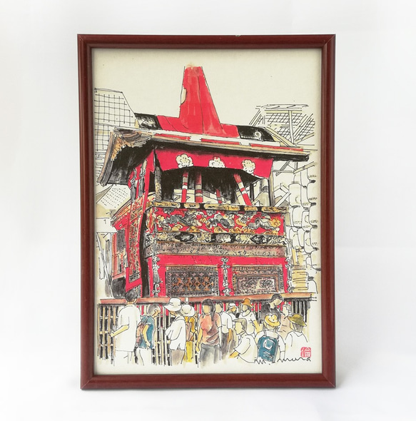 Nさま専用（原画）こもれびの並木道【A5サイズ／水彩画／#2445】 it-625e9ab60478c-1200.jpg