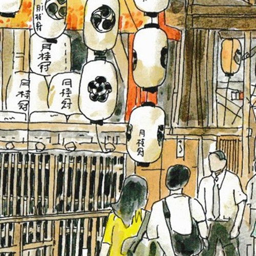 A4サイズ 「祇園祭 鉾を楽しむ」 絵画 京の水彩画工房 みちや 通販