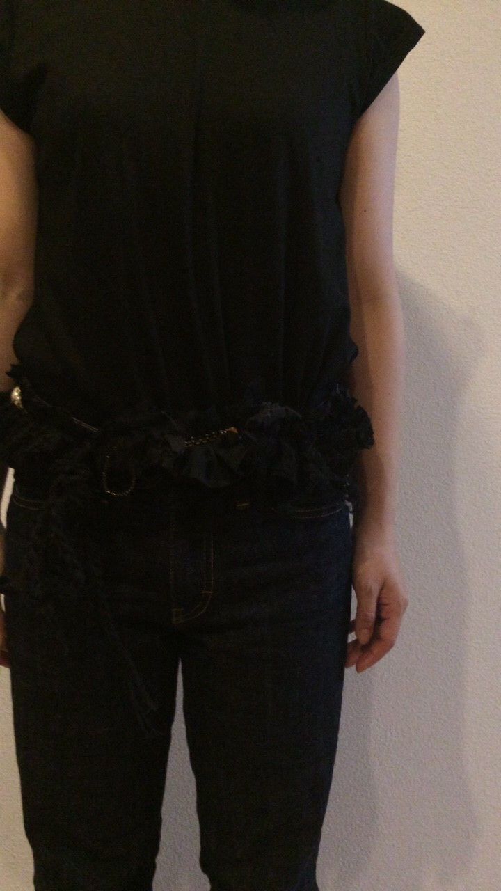 ブラックレースベルト