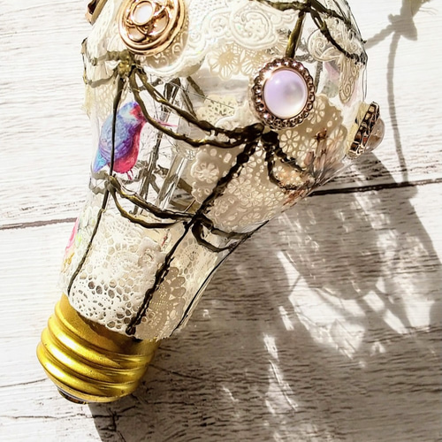 電球 気球オブジェ ホワイト その他インテリア雑貨 aria 通販 12412539