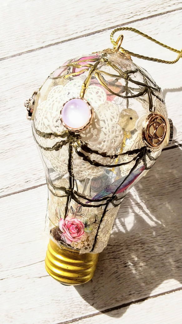 電球 気球オブジェ ホワイト その他インテリア雑貨 aria 通販