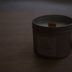 金木犀の香り SOY アロマキャンドル 缶 3枚目の画像
