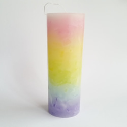 aroma candle big ~rainbow~アロマキャンドル 2枚目の画像